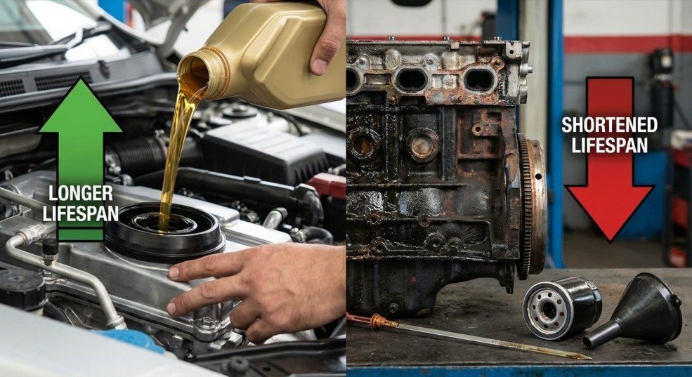 تأثیر کیفیت روغن بر عملکرد موتور و عمر آن